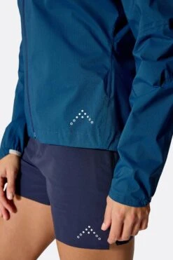 Rab W's Downpour Trail Light Waterproof Jacket - Recycled Polyester -Sportswear Shop ws downpour trail light waterproof jacket recycled polyester jacket rab 760523