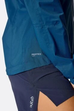 Rab W's Downpour Trail Light Waterproof Jacket - Recycled Polyester -Sportswear Shop ws downpour trail light waterproof jacket recycled polyester jacket rab 767829