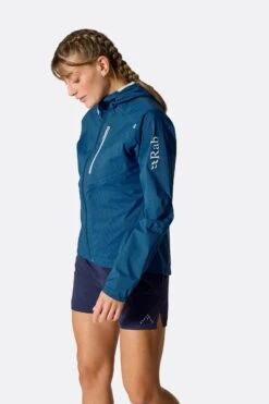 Rab W's Downpour Trail Light Waterproof Jacket - Recycled Polyester -Sportswear Shop ws downpour trail light waterproof jacket recycled polyester jacket rab 832700