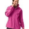 VAUDE W´s Escape Light Rain Jacket - Recycled Polyester & Polyester -Sportswear Shop ws escape light rain jacket recycled polyester polyester jacket vaude lychee 36 308427