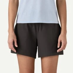 Patagonia W's Fleetwith Shorts 5" - Recycled Polyester -Sportswear Shop ws fleetwith shorts 5 recycled polyester pants patagonia black s 145074