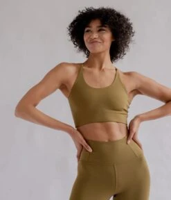 W's Float Cleo Bra - Made From Recycled Plastic Bottles 27 W's Float Cleo Bra - Made From Recycled Plastic Bottles -Sportswear Shop ws float cleo bra made from recycled plastic bottles underwear girlfriend collective fern xs 133034