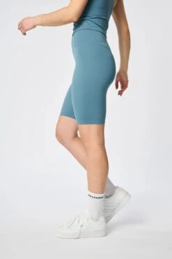 W's Float High-Rise Bike Shorts - Made From Recycled Plastic Bottles -Sportswear Shop ws float high rise bike shorts made from recycled plastic bottles pants girlfriend collective 112474