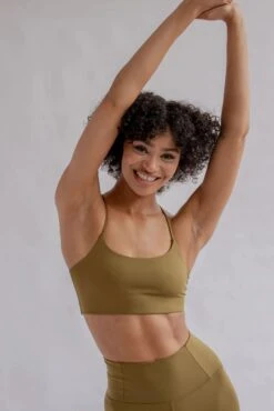 W's Float Juliet Bra - Made From Recycled Plastic Bottles -Sportswear Shop ws float juliet bra made from recycled plastic bottles underwear girlfriend collective fern xs 961182