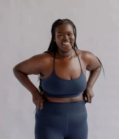 W's Float Juliet Bra - Made From Recycled Plastic Bottles -Sportswear Shop ws float juliet bra made from recycled plastic bottles underwear girlfriend collective midnight xs 327429