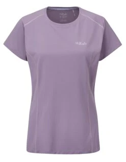 Rab W's Force T-shirt - Recycled Polyester & Polyester -Sportswear Shop ws force t shirt recycled polyester polyester shirt rab 362586