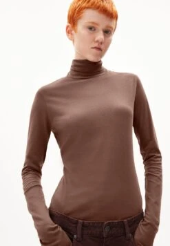 Armedangels W's Graziliaa Soft Turtleneck - 100% Organic Cotton -Sportswear Shop ws graziliaa soft turtleneck 100 organic cotton shirt armedangels 670575