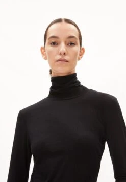 Armedangels W's Graziliaa Soft Turtleneck - 100% Organic Cotton -Sportswear Shop ws graziliaa soft turtleneck 100 organic cotton shirt armedangels 956312