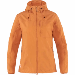 FJÄLLRÄVEN W's High Coast Wind Jacket - Polyamide & Organic Cotton