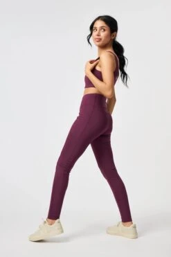 W's High-Rise Pocket Leggings - Made From Recycled Water Bottles -Sportswear Shop ws high rise pocket legging made from recycled water bottles pants girlfriend collective 572964