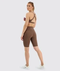 W's High-waist Biker Shorts - Bluesign®-certified Production, Polyamide & Elastane -Sportswear Shop ws high waist biker shorts bluesignr certified production polyamide elastane pants gymnation 506573