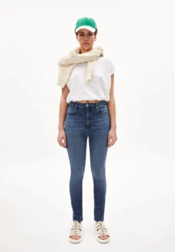 Armedangels W's Ingaa - High Waist Skinny Jeans Denim - Organic Cotton -Sportswear Shop ws ingaa high waist skinny jeans denim organic cotton pants armedangels 612300