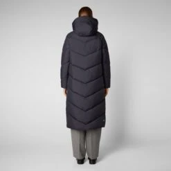 SAVE THE DUCK W's Janis Hooded Puffer Jacket - Recycled Plastic Bottles -Sportswear Shop ws janis hooded puffer jacket recycled plastic bottles jacket save the duck 322124