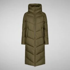 SAVE THE DUCK W's Janis Hooded Puffer Jacket - Recycled Plastic Bottles -Sportswear Shop ws janis hooded puffer jacket recycled plastic bottles jacket save the duck 966473