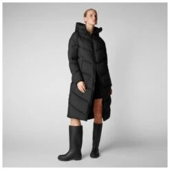 SAVE THE DUCK W's Janis Hooded Puffer Jacket - Recycled Plastic Bottles