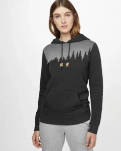 Tentree W's Juniper Classic Hoodie - Organic Cotton & Recycled Polyester -Sportswear Shop ws juniper classic hoodie organic cotton recycled polyester hoodie tentree meteorite black heather s 696012