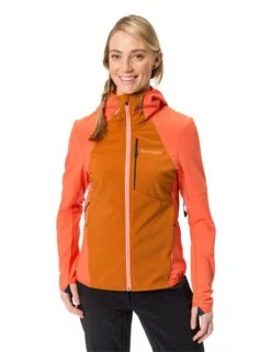VAUDE W's Larice Softshell Ski Jacket IV - Polyester & Recycled Polyester -Sportswear Shop ws larice softshell ski jacket iv polyester recycled polyester jacket vaude silt brown 36 916030