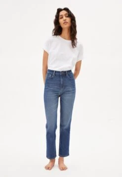 Armedangels W's Lejaani - Slim Fit High Waist Jeans - Organic Cotton -Sportswear Shop ws lejaa x slim fit high waist jeans organic cotton pants armedangels 978133