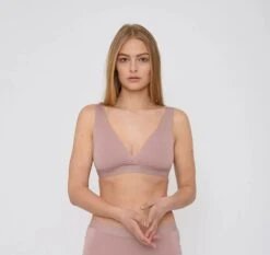 W's TENCEL Lite Basic Bralette 9 W's TENCEL Lite Basic Bralette -Sportswear Shop ws lite basic bralette tencel bra organic basics dusty rose xs 835942