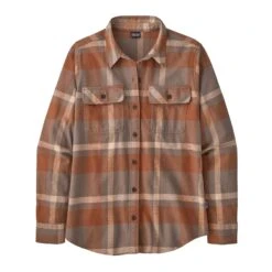 Patagonia W's Long-Sleeved Fjord Flannel Shirt - 100% Organic Cotton -Sportswear Shop ws long sleeved fjord flannel shirt 100 organic cotton shirt patagonia 233904