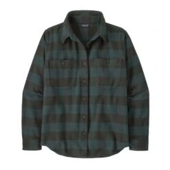 Patagonia W's Long-Sleeved Fjord Flannel Shirt - 100% Organic Cotton