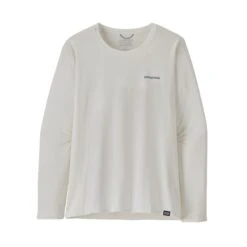 Patagonia W's L/S Cap Cool Daily Graphic Shirt - Waters - Recycled Polyester -Sportswear Shop ws ls cap cool daily graphic shirt waters recycled polyester shirt patagonia 113429