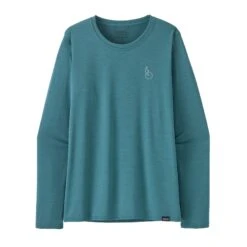 Patagonia W's L/S Cap Cool Daily Graphic Shirt - Waters - Recycled Polyester -Sportswear Shop ws ls cap cool daily graphic shirt waters recycled polyester shirt patagonia 361153