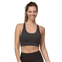 Patagonia W's Maipo Mid Impact Bra - NetPlus® Postconsumer Recycled Nylon