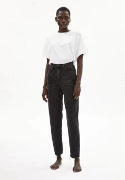 Armedangels W's Mairaa - Mom Fit High Waist - 100% Organic Cotton -Sportswear Shop ws mairaa x mom fit high waist 100 organic cotton pants armedangels 594265