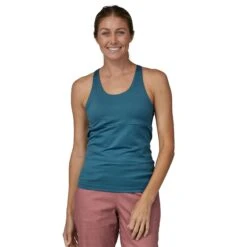 Patagonia W's Mibra Tank Top - Recycled Polyester -Sportswear Shop ws mibra tank top recycled polyester shirt patagonia wavy blue s 820070
