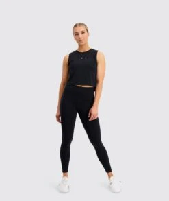 W's Muscle Crop Top - OEKO-TEX®-certified Material, Tencel & PES -Sportswear Shop ws muscle crop top oeko texr certified material tencel pes shirt gymnation 467551