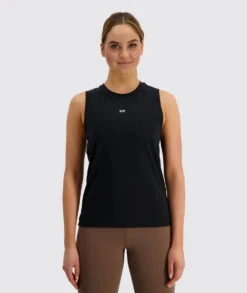 W's Muscle Tank Top - Recycled Polyester & Tencel Lyocell -Sportswear Shop ws muscle tank top recycled polyester tencel lyocell shirt gymnation black xs 751332