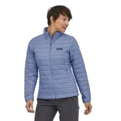 Patagonia W's Nano Puff Jacket - Recycled Polyester -Sportswear Shop ws nano puff jacket recycled polyester jacket patagonia light current blue s 519475