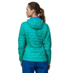 Patagonia W's Nano Puff® Hoody - Recycled Polyester -Sportswear Shop ws nano puffr hoody recycled polyester jacket patagonia 734552