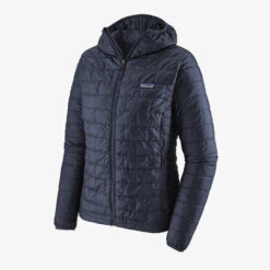 Patagonia W's Nano Puff® Hoody - Recycled Polyester -Sportswear Shop ws nano puffr hoody recycled polyester jacket patagonia classic navy xs 107229