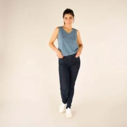 Sherpa W's Neha V-Neck Tank Top - Modal & Organic Cotton