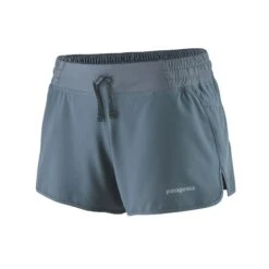 Patagonia W's Nine Trails Shorts - 4" - Recycled Polyester -Sportswear Shop ws nine trails shorts 4 recycled polyester pants patagonia plume grey s 619490