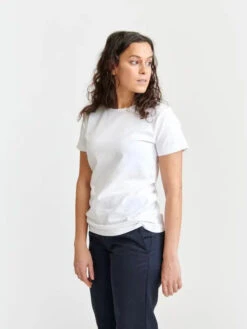 W's O-neck T-shirt - Recycled Cotton & Recycled Polyester