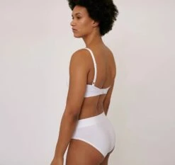 W'sOrganic Cotton Triangle Bra -Sportswear Shop ws organic cotton triangle bra underwear organic basics white s 108761