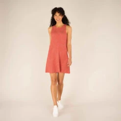 Sherpa W's Padma Sporty Dress - Modal & Organic Cotton -Sportswear Shop ws padma sporty dress modal organic cotton dress sherpa sorbet leaf s 692507