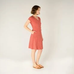 Sherpa W's Padma Wrap Dress - Modal & Organic Cotton -Sportswear Shop ws padma wrap dress modal organic cotton dress sherpa 333958