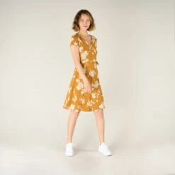 Sherpa W's Padma Wrap Dress - Modal & Organic Cotton -Sportswear Shop ws padma wrap dress modal organic cotton dress sherpa 402216