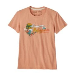 Patagonia W's Palm Protest Responsibili-Tee - Recycled Cotton & Recycled Polyester -Sportswear Shop ws palm protest responsibili tee recycled cotton recycled polyester shirt patagonia 148948