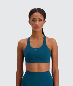 W's Performance Boost Sports Bra - Bluesign®-certified Production, Polyamide & Elastane -Sportswear Shop ws performance boost sports bra bluesignr certified production polyamide elastane underwear gymnation teal blue s 936207