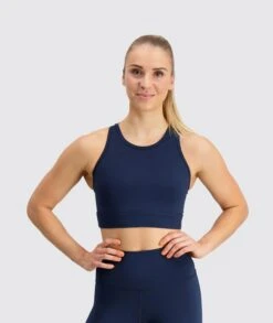 W's Power Boost Sports Bra - Bluesign®-certified Production, Polyamide & Elastane 22 W's Power Boost Sports Bra - Bluesign®-certified Production, Polyamide & Elastane -Sportswear Shop ws power boost sports bra bluesignr certified production polyamide elastane underwear gymnation dark navy xs 351348