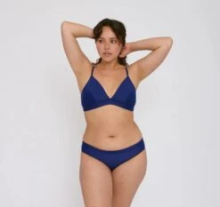 W's Re-Swim Bikini Bottoms - Recycled Nylon -Sportswear Shop ws re swim bikini bottoms recycled nylon swimwear organic basics navy xs 731822