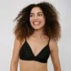 W's Re-Swim Bikini Top - Recycled Nylon -Sportswear Shop ws re swim bikini top recycled nylon swimwear organic basics black xs 776792
