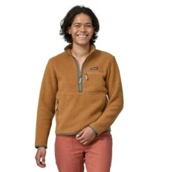 Patagonia W's Retro Pile Fleece Marsupial - Recycled Polyester -Sportswear Shop ws retro pile fleece marsupial recycled polyester shirt patagonia nest brown wnouveau green xs 229359