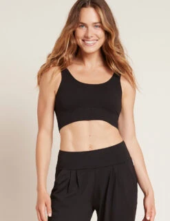 W's Ribbed Seamless Bra - Bamboo