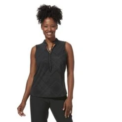Royal Robbins W's Spotless Traveler Tank - Recycled Polyester -Sportswear Shop ws spotless traveler tank recycled polyester shirt royal robbins black geo dot pt s 492692